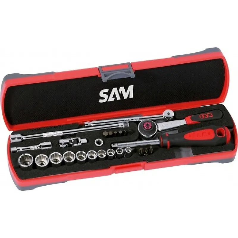 Coffret 1/4'' douilles et accessoires – 26 pièces Soldes