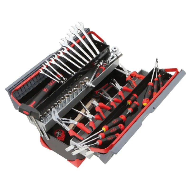 Commande En Gros Boîte à outils bi-matière – 50 outils mécaniques – travail autonome