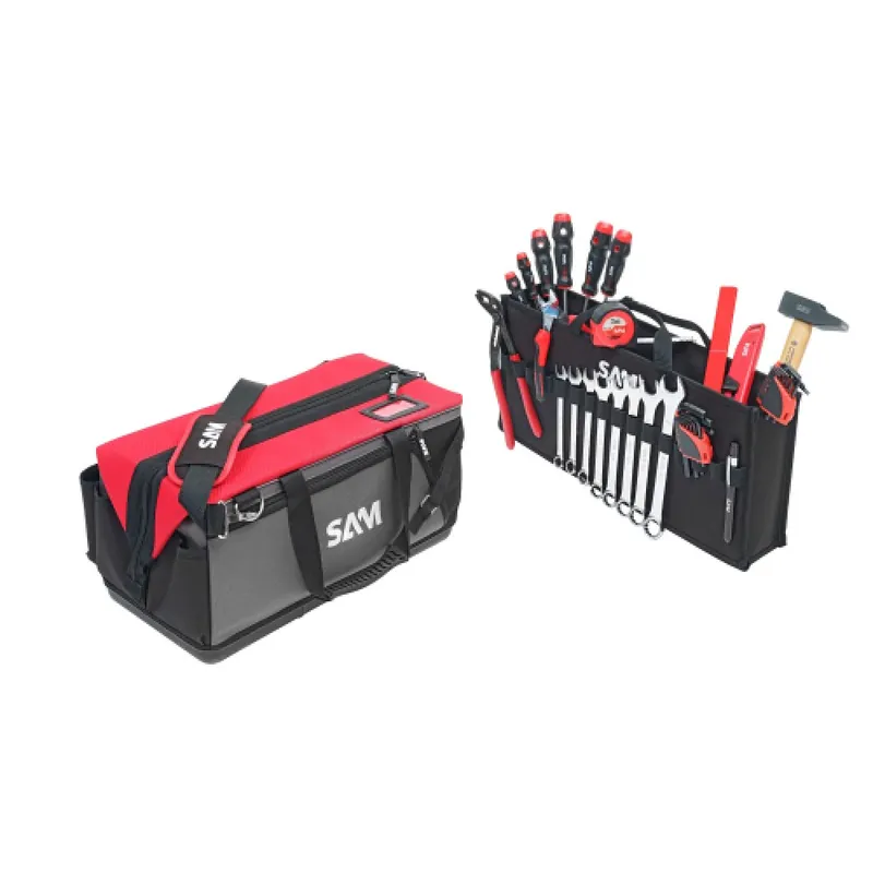 Caisse à outils textile 30 L avec 100 outils de maintenance – cp-100-bag6n Réduction