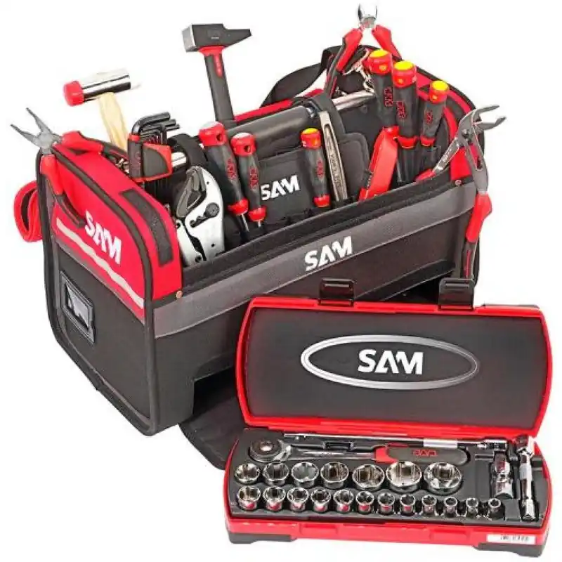 Achat Immédiat Caisse à outils textile 39 L avec 1ers outils de mécanique – cpp-38bag