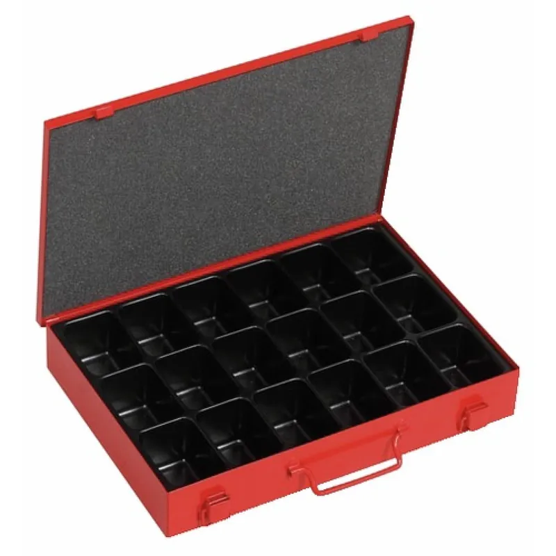 Boîte à outils métal – 18 cases Populaire
