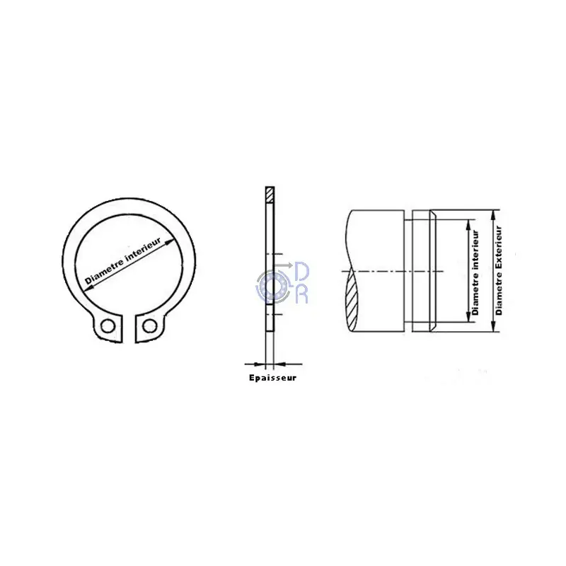Promotion Saisonnière Circlip ext 65